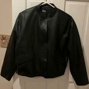 Zara Faux Leather Jacket